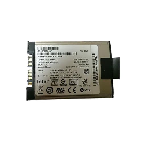 SSDSA1M160G2LE - Intel 160GB 1.8 inch MLC 3Gb/s SATA SSD