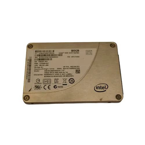 SSDSA2BW080G3H - Intel 80GB 320 2.5 inch MLC 3Gb/s SATA SSD