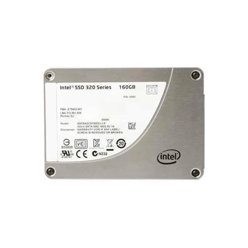 SSDSA2CW160G3 - Intel 160GB 320 2.5 inch MLC 3Gb/s SATA SSD