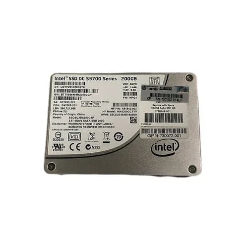SSDSC2BA200G3P - Intel 200GB DC S3700 2.5 inch MLC 6Gb/s SATA SSD