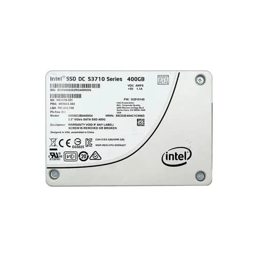 SSDSC2BA400G4 - Intel 400GB S3710 2.5 inch MLC 6Gb/s SATA SSD