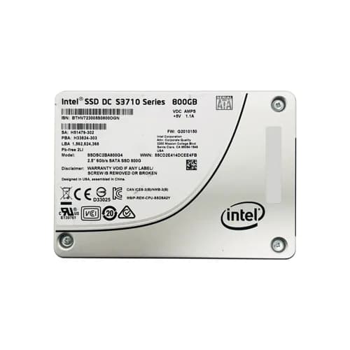 SSDSC2BA800G4 - Intel 800GB S3510 2.5 inch MLC 6Gb/s SATA SSD