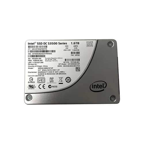 SSDSC2BB016T4P - Intel 1.6TB DC S3500 2.5 inch MLC 6Gb/s SATA SSD