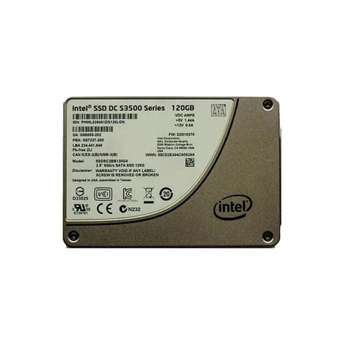 SSDSC2BB120G4 - Intel 120GB DC S3500 2.5 inch MLC 6Gb/s SATA SSD