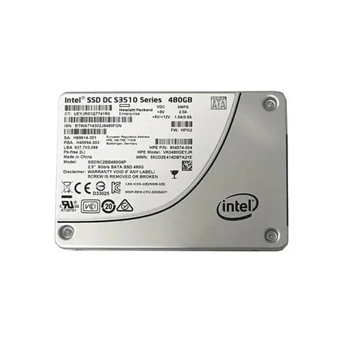 SSDSC2BB480G6P - Intel 480GB DC S3510 2.5 inch MLC 6Gb/s SATA SSD