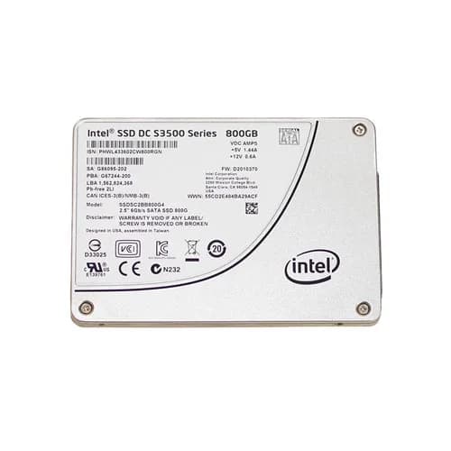 SSDSC2BB800G4 - Intel 800GB DC S3500 2.5 inch MLC 6Gb/s SATA SSD
