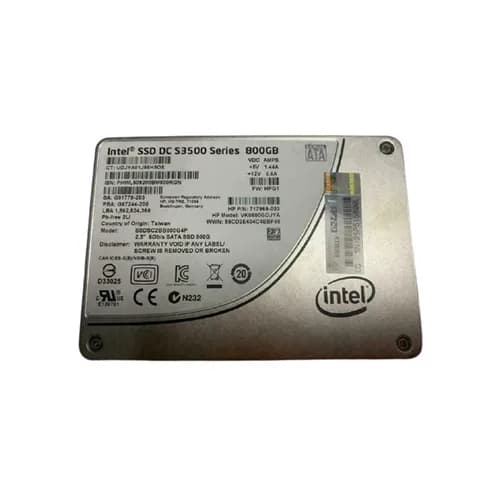 SSDSC2BB800G4P - Intel 800GB DC S3500 2.5 inch MLC 6Gb/s SATA SSD