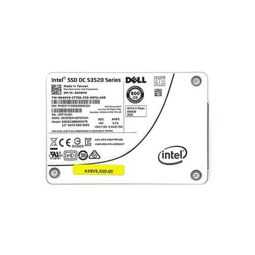 SSDSC2BB800G7R - Intel S3520 800GB SATA MLC SFF 2.5" Solid State Drive