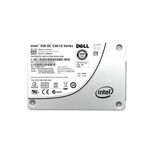 SSDSC2BG200G4R - Intel 200GB DC S3610 2.5 inch MLC 6Gb/s SATA SSD