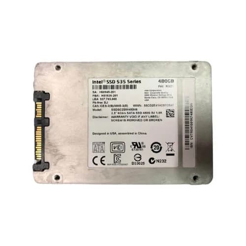 SSDSC2BW480H6 - Intel 480GB 535 2.5 inch MLC 6Gb/s SATA SSD