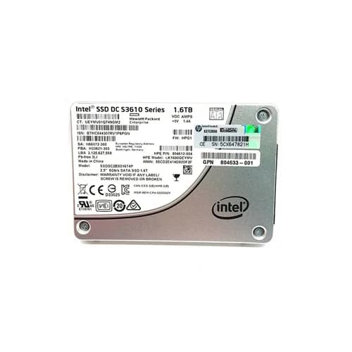 SSDSC2BX016T4P - Intel 1.6TB DC S3610 2.5 inch MLC 6Gb/s SATA SSD