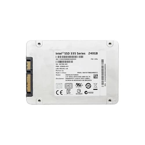 SSDSC2CT240A4 - Intel 240GB 335 2.5 inch MLC 6Gb/s SATA SSD