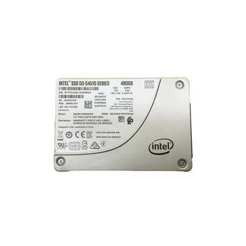 SSDSC2KB480G8 - Intel 480GB D3-S4510 2.5 inch TLC 6Gb/s SATA SSD