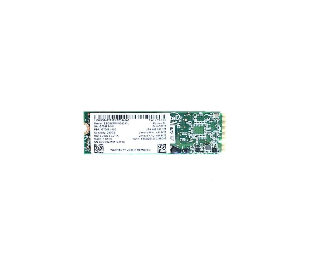 SSDSCMMW240A3L - Intel 240GB MLC SATA 6Gb/s M.2 2280 SSD