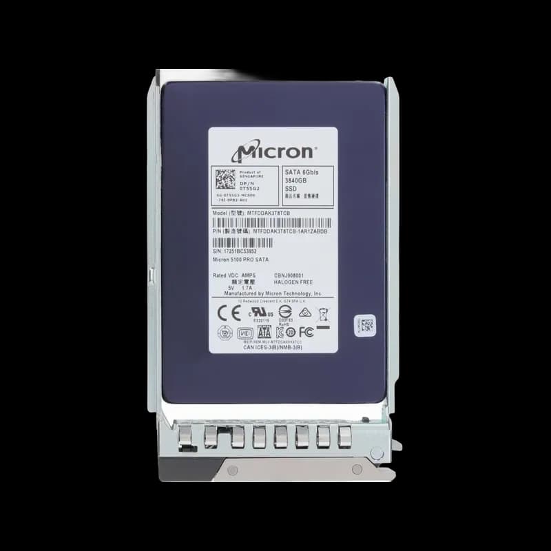 T55G2 - Dell 3.84TB SATA SFF 2.5" Solid State Drive