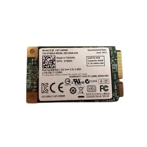 T99N3 - Dell 64GB MLC 6Gb/s SATA Solid State Drive