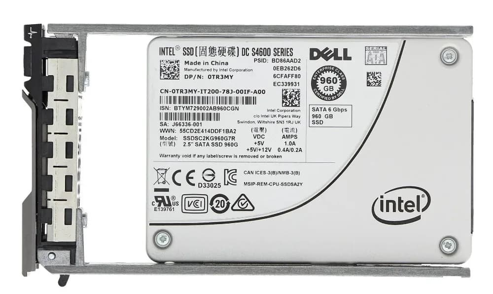 TR3MY - Dell 960GB SATA Triple-Level Cell SFF 2.5" Solid State Drive