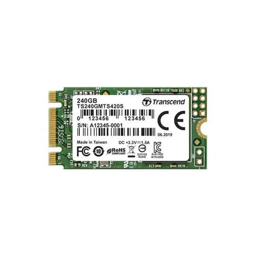 TS240GMTS420S - Transcend 240GB M.2 2242 TLC 6Gb/s SATA SSD