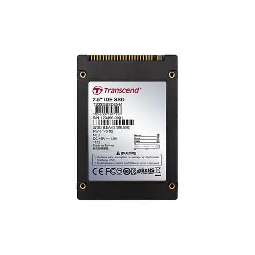 TS32GSSD25-M - Transcend 32GB MLC ATA/IDE 2.5-Inch Solid State Drive