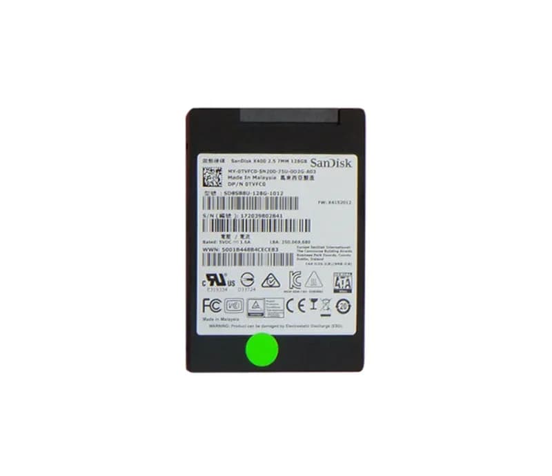 TVFC0 - Dell 128GB 2.5 inch TLC 6Gb/s SATA Solid State Drive