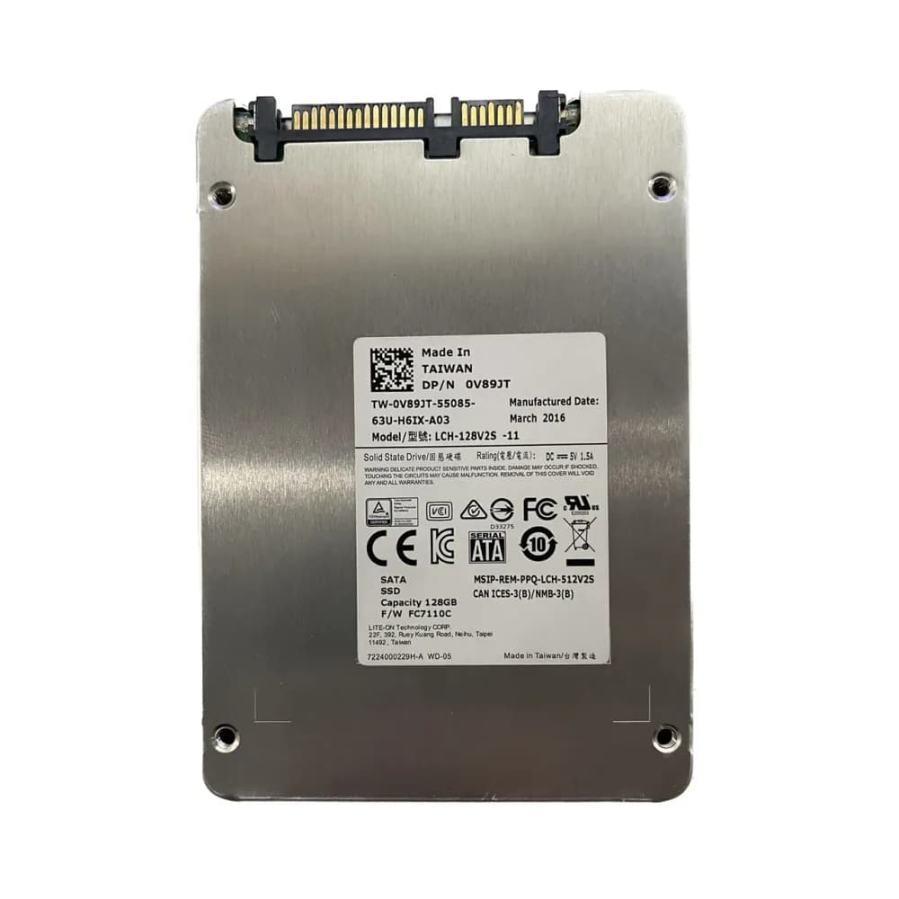 V89JT - Dell 128GB 2.5 inch MLC 6Gb/s SATA Solid State Drive