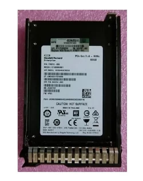 VK000480KWETA - HPE 480GB PCIe NVMe 4.0 x4 2.5-Inch Solid State Drive