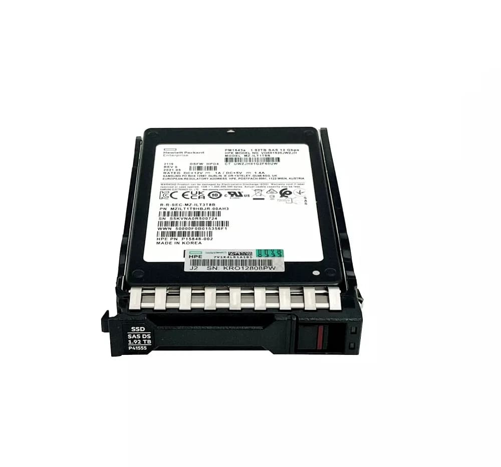 VO001920JWZH - HPE 1.92TB SAS Triple-Level Cell 2.5" Solid State Drive