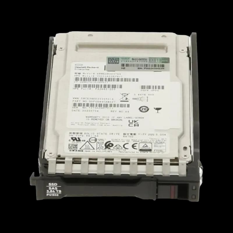 VO0038400RZWUT - HPE 3.84TB SAS SFF 2.5" Solid State Drive