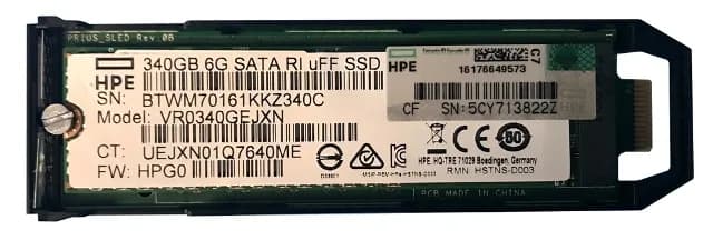 VR0340GEJXN - HPE 340GB M.2 2280 6Gb/s SATA Solid State Drive