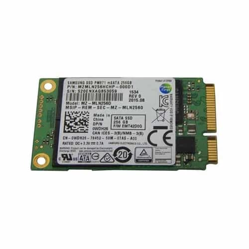 WDH26 - Dell 256GB Mini PCI Express mSATA Solid State Drive