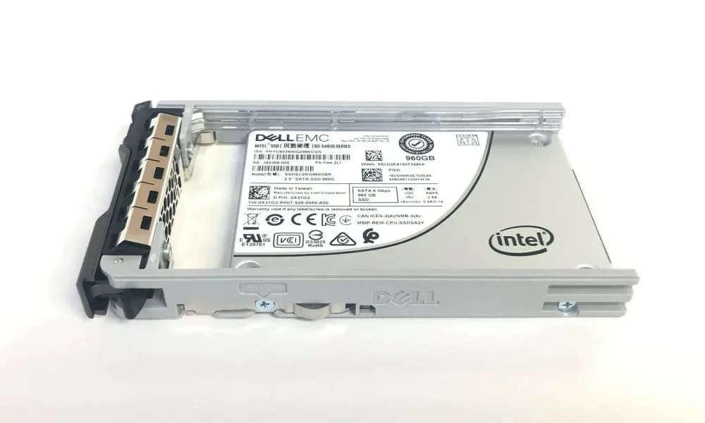 X31G3 - Dell 960GB SATA Multi-Level Cell SFF 2.5" Solid State Drive