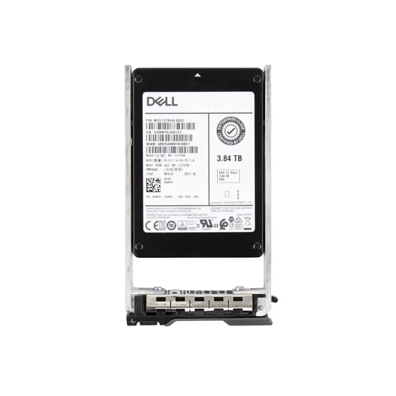 X8F87 - Dell 3.84TB SAS Triple-Level Cell SFF 2.5" Solid State Drive