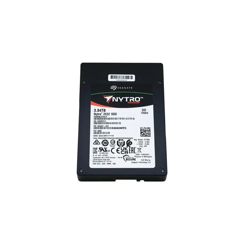 XS3840LE70124 - Seagate 3.84TB 2532 2.5 inch 3D eTLC 12Gb/s SAS SSD