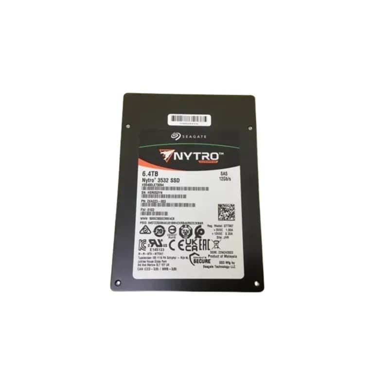 XS6400LE70094 - Seagate Nytro 3532 6.4TB SAS 12Gb/s 2.5-in SED SSD