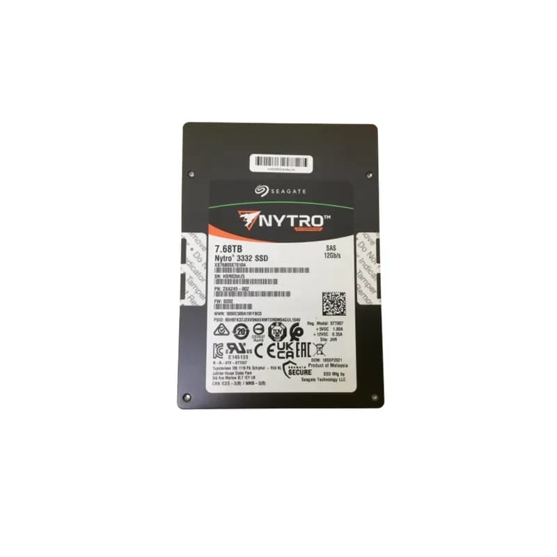 XS7680SE70104 - Seagate 7.68TB Nytro 3332 2.5in TLC 12Gb/s SAS SSD