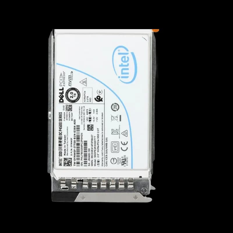 YNW0F - Dell 2TB PCI Express NVMe TLC 2.5" Solid State Drive