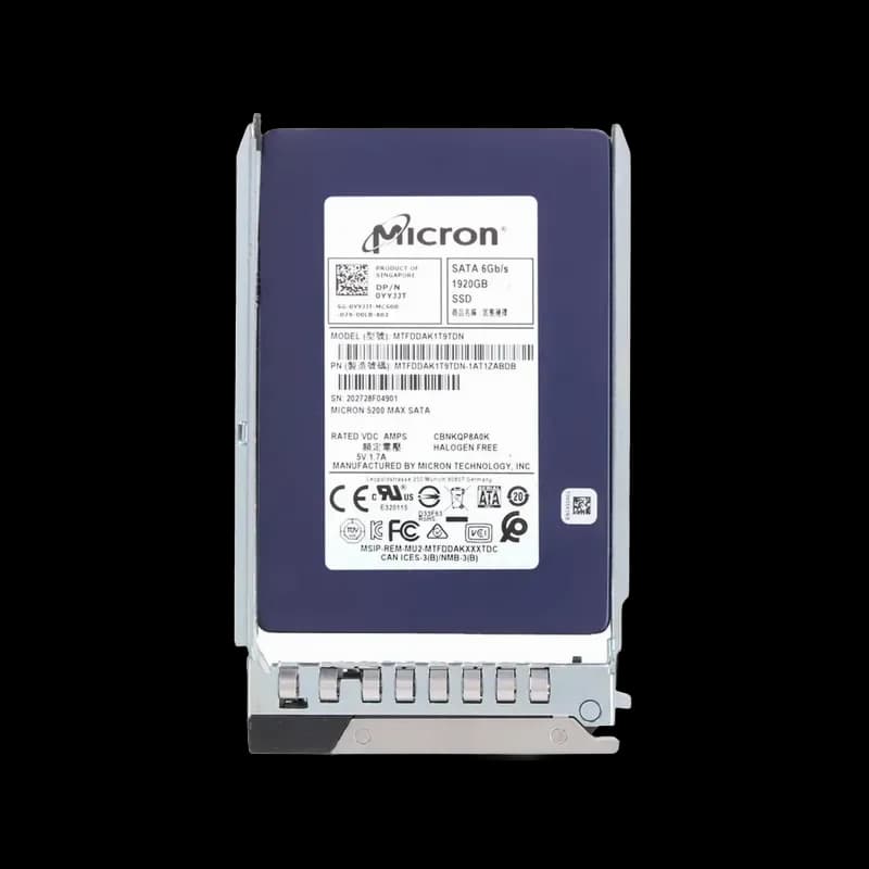 YYJJT - Dell 1.92TB SATA Triple-Level Cell SFF 2.5" Solid State Drive