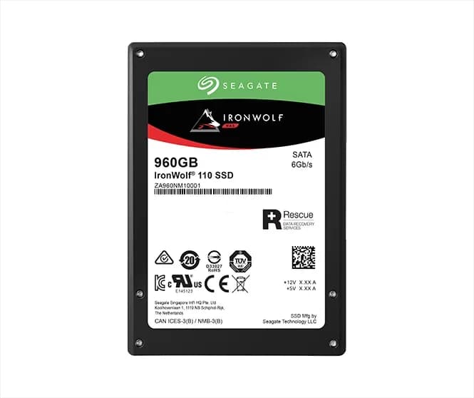 ZA960NM10001 - Seagate 960GB IronWolf 2.5 inch TLC 6Gb/s SATA SSD