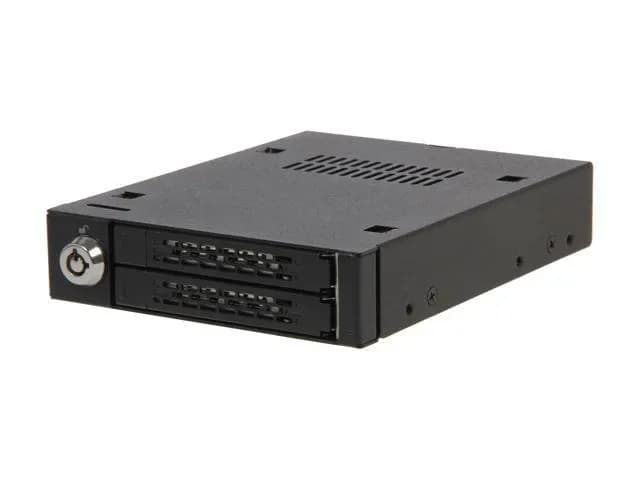 MB992SK-B - ICY DOCK Full Metal 2 Bay 2.5” SATA/SAS HDD & SSD Mobile Rack