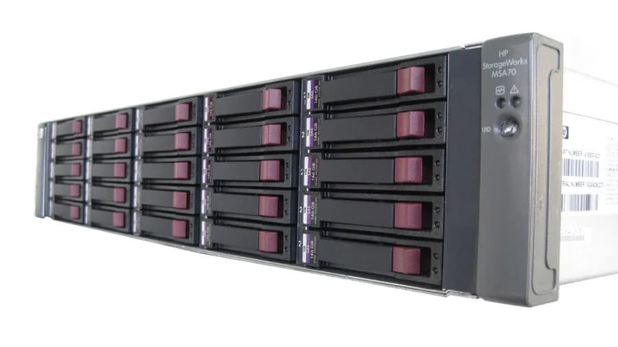 418800-B21 - HP StorageWorks 25 x 146GB 2.5-inch SAS + 2 x PSU Storage Array
