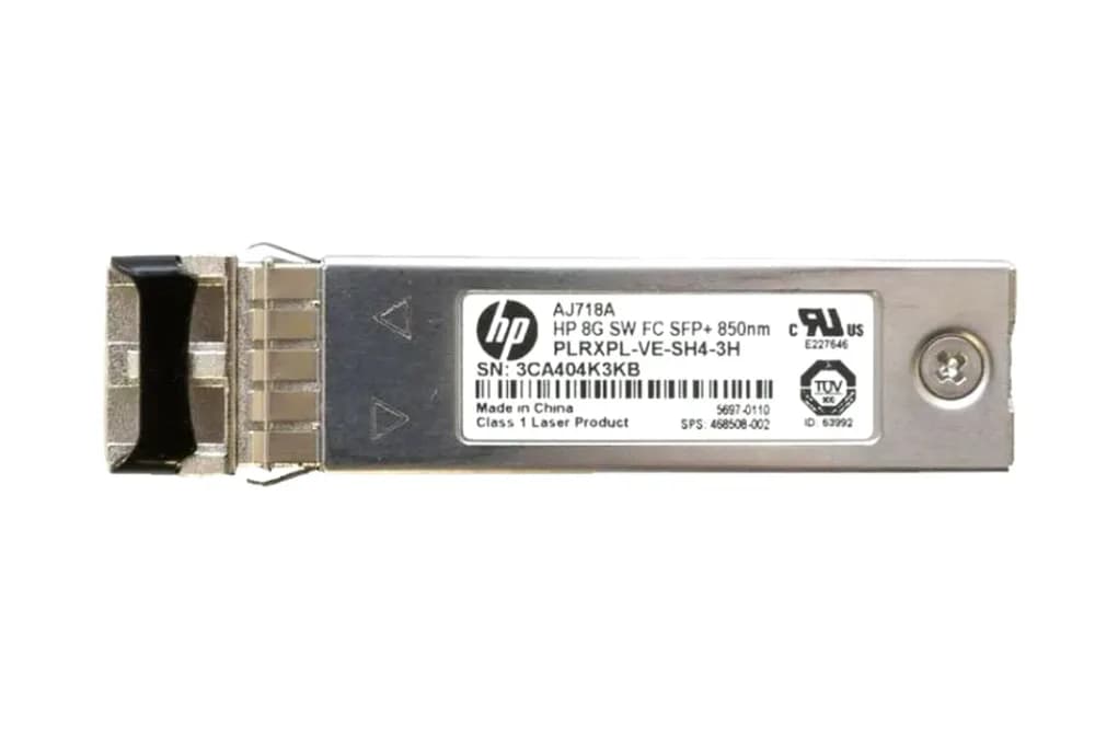 5697-0110 - HP 8Gb/s Multi-Mode Fibre 850nm 150m Fibre Channel LC Connector SFP+ Transceiver Module