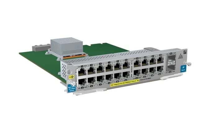 J9536A - HPE 20-P PoE+ RJ-45 + 2-P SFP+ Expansion Module