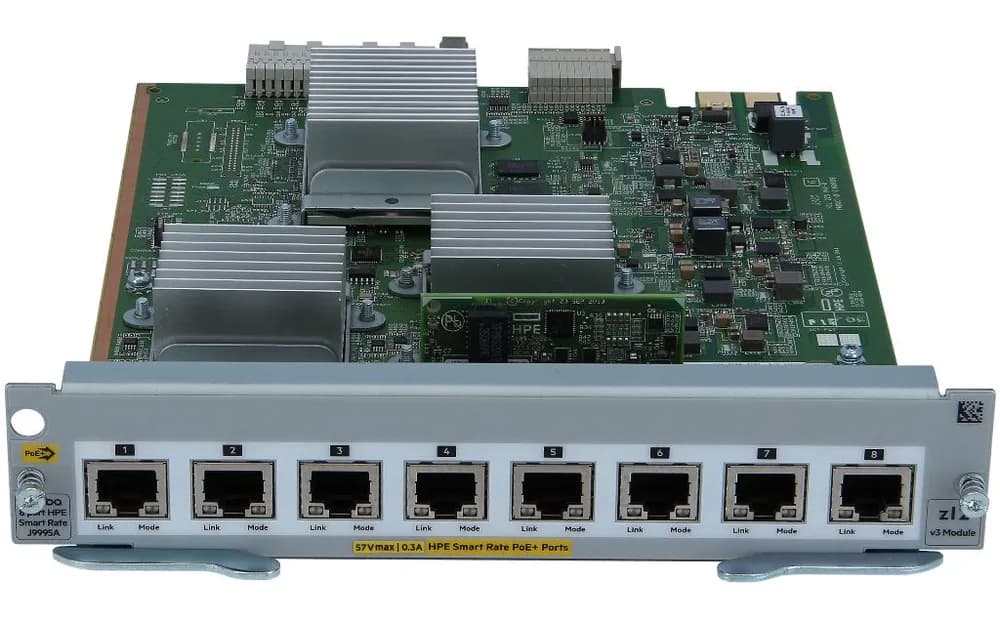 J9995-61001 - HPE 8-Ports PoE+ 10GBase-T RJ-45 Expansion Module