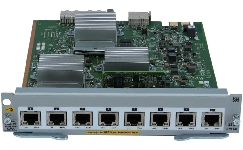 J9995A - HPE 8-Ports PoE+ 10GBase-T RJ-45 Expansion Module