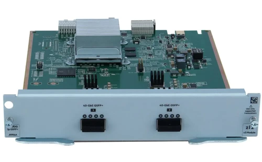 J9996A - HPE Aruba 2-Ports 40GBase-X QSFP+ Expansion Module
