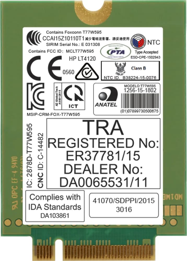 N8T16AA - HP lt4120 LTE/EV-DO/HSPA+ WWAN Wireless LAN Wireless Network Card