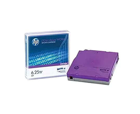 C7976W - HP LTO-6 Ultrium 2.5TB(Native) / 6.25TB(Compressed) 6 1/2-inch Re-Writable BaFe WORM Data Tape Media Cartridge