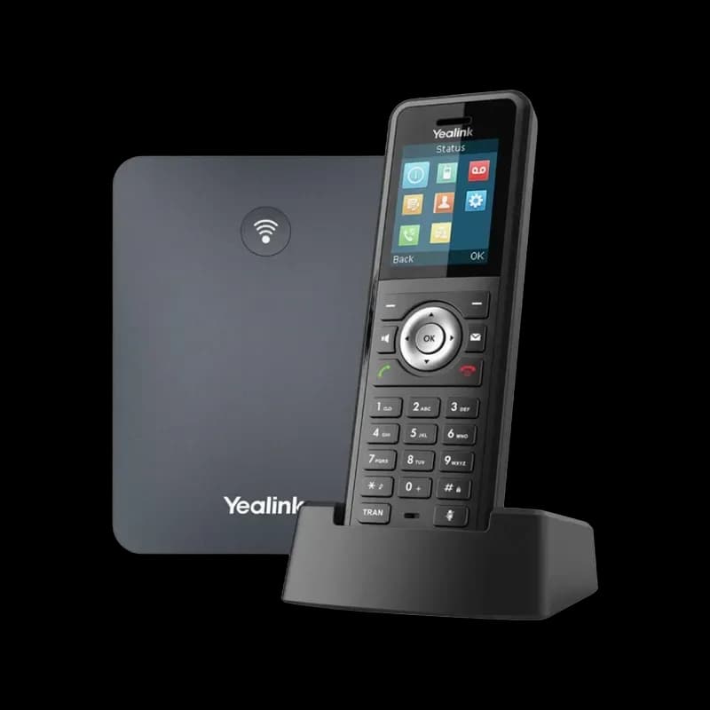 W79P - Yealink 3-Way 1.8" Color LCD Bluetooth Cordless VoIP Phone