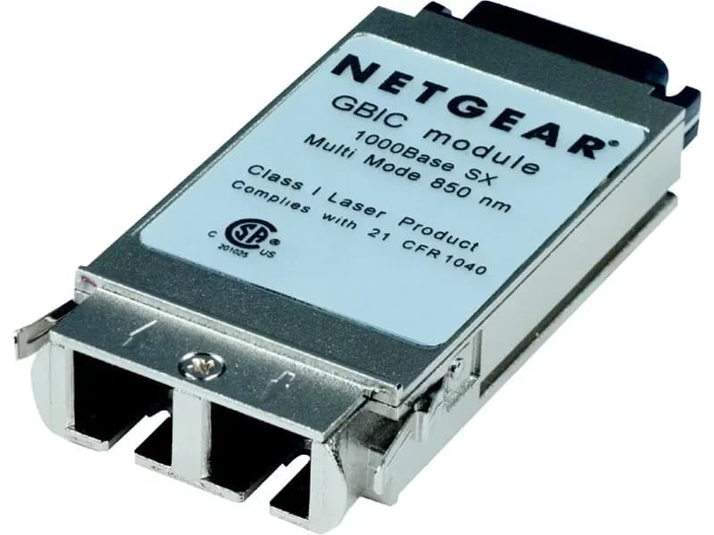 AGM721F - Netgear 1Gb/s 1000Base-SX Multi-mode Fiber 550m 850nm SC Connector SFP (mini-GBIC) Transceiver Module