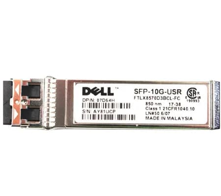 Dell SFP-10G-USR 10GBASE-SR 850nm LC 10G SFP+ transceiver